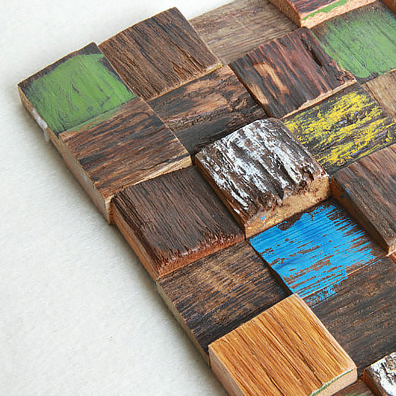 Wall Paneling Wood Shiplap Mosaic Modern Indoor Wall Paneling Clearhalo 'Flooring 'Home Improvement' 'home_improvement' 'home_improvement_wall_paneling' 'Wall Paneling' 'wall_paneling' 'Walls & Ceilings' Walls and Ceiling' 7372932