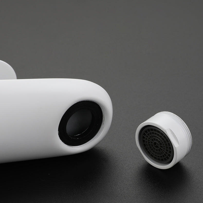 Water Hose Sink Faucet Stainless Steel Single Lever Handle Bathroom Faucet Clearhalo 'Bathroom Remodel & Bathroom Fixtures' 'Bathroom Sink Faucets' 'Bathroom Sinks & Faucet Components' 'bathroom_sink_faucets' 'Home Improvement' 'home_improvement' 'home_improvement_bathroom_sink_faucets' 7373347