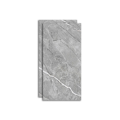 Porcelain Floor and Wall Tile 47.2"×23.6" Mirrored Singular Tile Grey Clearhalo 'Floor Tiles & Wall Tiles' 'floor_tiles_wall_tiles' 'Flooring 'Home Improvement' 'home_improvement' 'home_improvement_floor_tiles_wall_tiles' Walls and Ceiling' 7373439