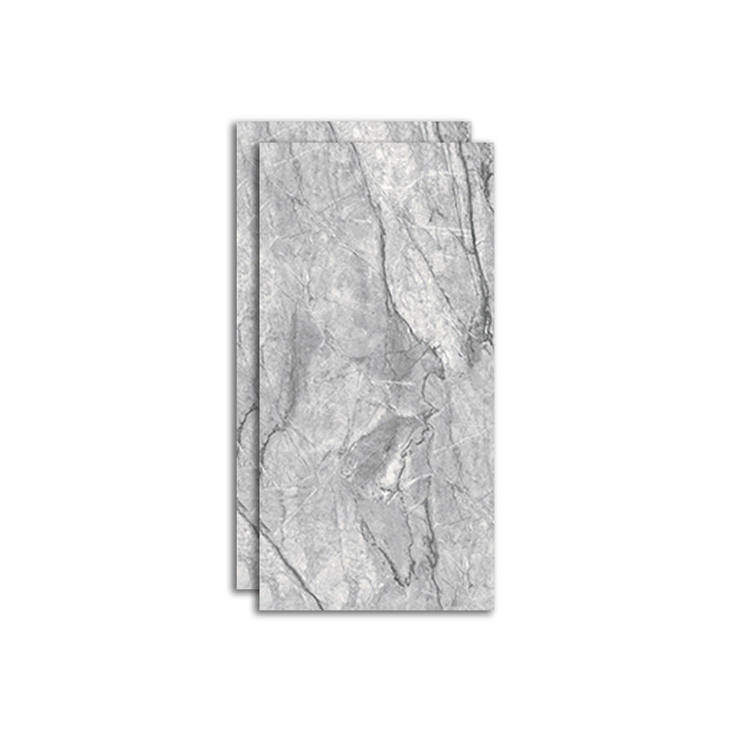 Porcelain Floor and Wall Tile 47.2"×23.6" Mirrored Singular Tile Light Gray Clearhalo 'Floor Tiles & Wall Tiles' 'floor_tiles_wall_tiles' 'Flooring 'Home Improvement' 'home_improvement' 'home_improvement_floor_tiles_wall_tiles' Walls and Ceiling' 7373442