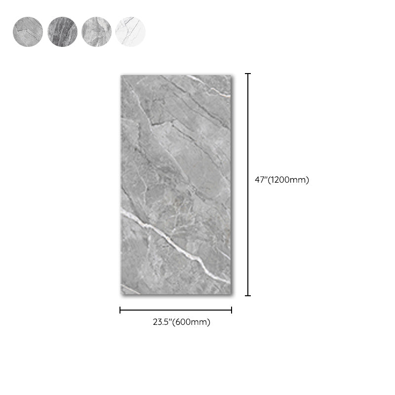 Porcelain Floor and Wall Tile 47.2"×23.6" Mirrored Singular Tile Clearhalo 'Floor Tiles & Wall Tiles' 'floor_tiles_wall_tiles' 'Flooring 'Home Improvement' 'home_improvement' 'home_improvement_floor_tiles_wall_tiles' Walls and Ceiling' 7373450