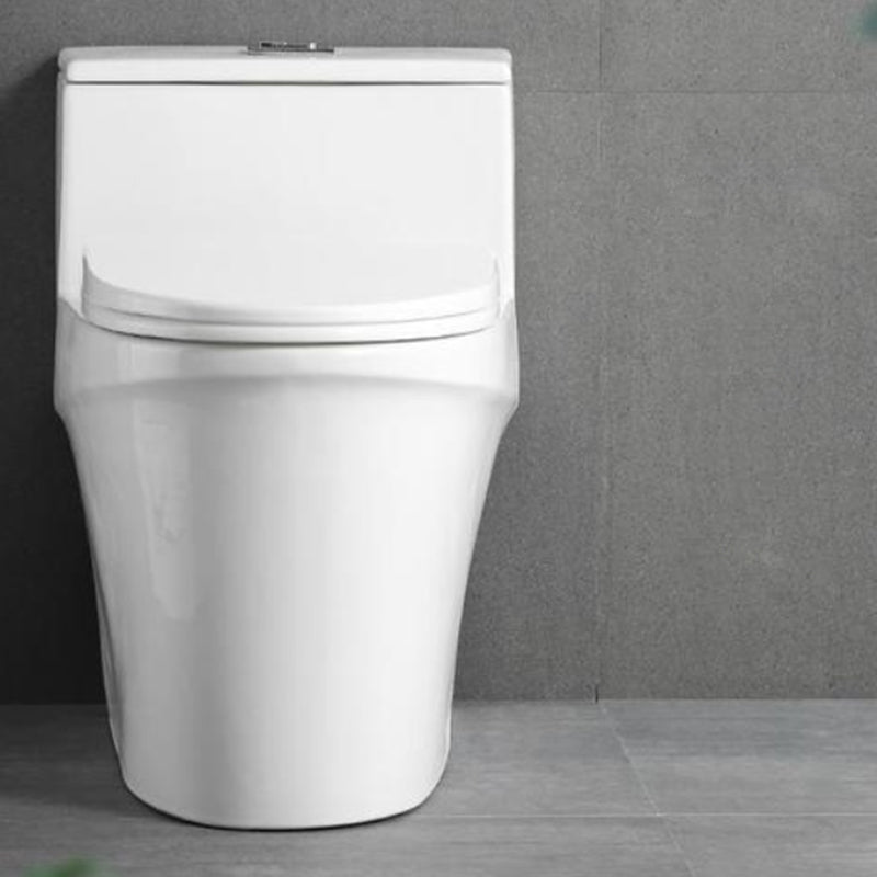 Contemporary White Flush Toilet Ceramic Urine Toilet with Seat for Bathroom Clearhalo 'Bathroom Remodel & Bathroom Fixtures' 'Home Improvement' 'home_improvement' 'home_improvement_toilets' 'Toilets & Bidets' 'Toilets' 7374166