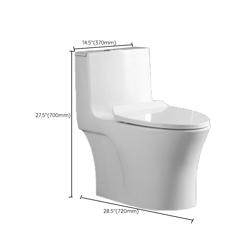 Contemporary White Flush Toilet Ceramic Urine Toilet with Seat for Bathroom Clearhalo 'Bathroom Remodel & Bathroom Fixtures' 'Home Improvement' 'home_improvement' 'home_improvement_toilets' 'Toilets & Bidets' 'Toilets' 7374177