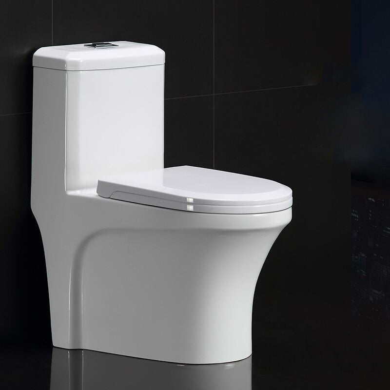 Modern Seat Included Flush Toilet 1-Piece Urine Toilet for Bathroom Clearhalo 'Bathroom Remodel & Bathroom Fixtures' 'Home Improvement' 'home_improvement' 'home_improvement_toilets' 'Toilets & Bidets' 'Toilets' 7374198