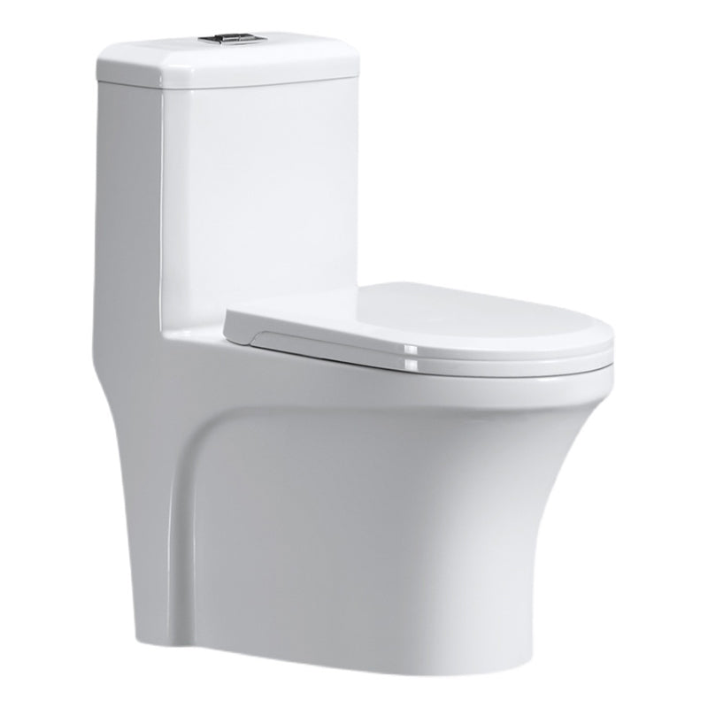 Modern Seat Included Flush Toilet 1-Piece Urine Toilet for Bathroom Clearhalo 'Bathroom Remodel & Bathroom Fixtures' 'Home Improvement' 'home_improvement' 'home_improvement_toilets' 'Toilets & Bidets' 'Toilets' 7374202