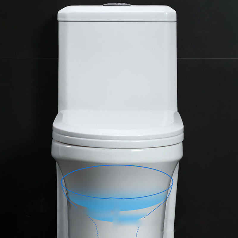 Modern Seat Included Flush Toilet 1-Piece Urine Toilet for Bathroom Clearhalo 'Bathroom Remodel & Bathroom Fixtures' 'Home Improvement' 'home_improvement' 'home_improvement_toilets' 'Toilets & Bidets' 'Toilets' 7374207