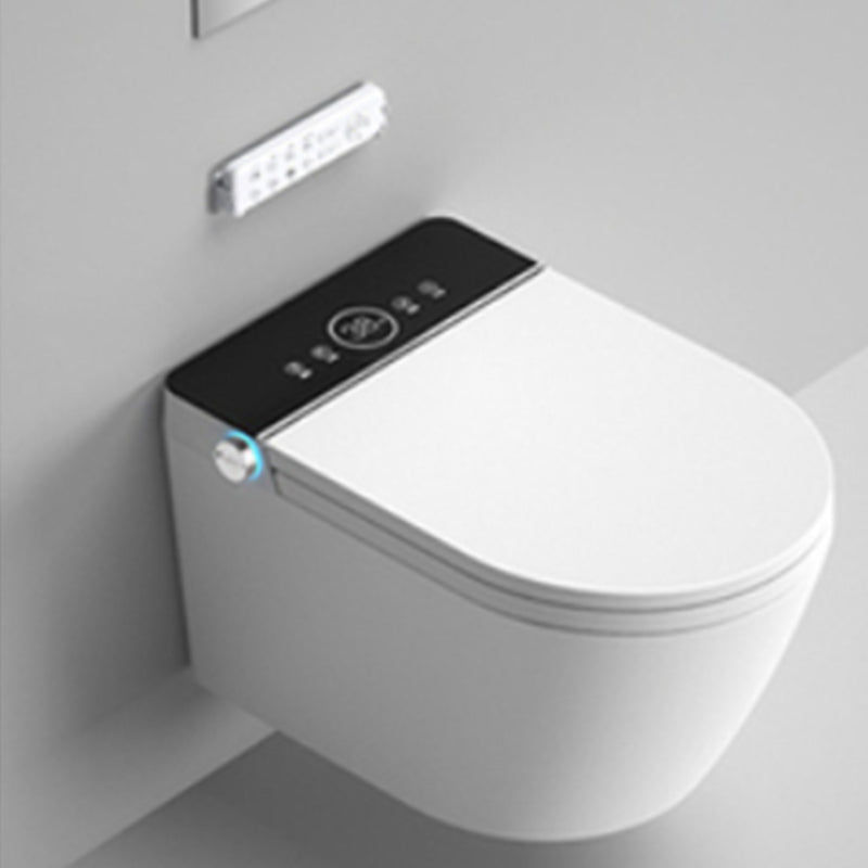 Modern Wall Mount Flush Toilet One Piece Toilet Single Flush Toilet Black White Clearhalo 'Bathroom Remodel & Bathroom Fixtures' 'Home Improvement' 'home_improvement' 'home_improvement_toilets' 'Toilets & Bidets' 'Toilets' 7374210