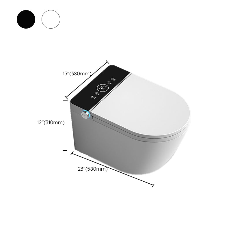 Modern Wall Mount Flush Toilet One Piece Toilet Single Flush Toilet Clearhalo 'Bathroom Remodel & Bathroom Fixtures' 'Home Improvement' 'home_improvement' 'home_improvement_toilets' 'Toilets & Bidets' 'Toilets' 7374221