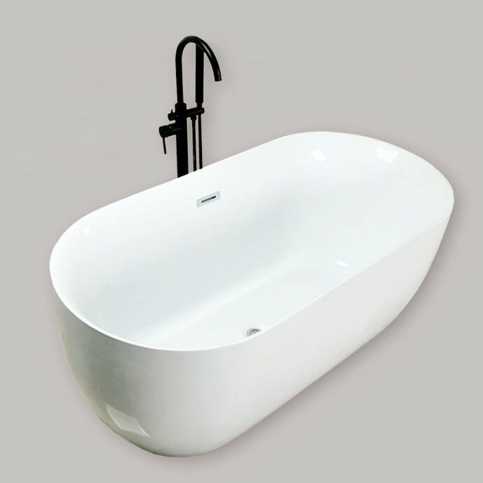 Antique Finish Soaking Bath Oval Stand Alone Modern Bath Tub Clearhalo 'Bathroom Remodel & Bathroom Fixtures' 'Bathtubs' 'Home Improvement' 'home_improvement' 'home_improvement_bathtubs' 'Showers & Bathtubs' 7374292