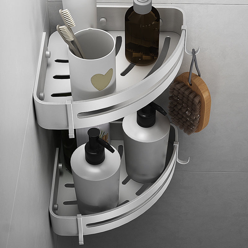 Silver Bathroom Set Modern Anti-rust Bathroom Accessory As Individual or As A Set Clearhalo 'Bathroom Hardware Sets' 'Bathroom Hardware' 'Bathroom Remodel & Bathroom Fixtures' 'bathroom_hardware_sets' 'Home Improvement' 'home_improvement' 'home_improvement_bathroom_hardware_sets' 7374345