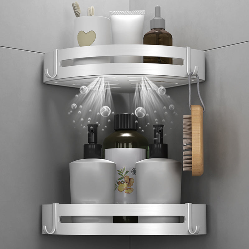 Silver Bathroom Set Modern Anti-rust Bathroom Accessory As Individual or As A Set Clearhalo 'Bathroom Hardware Sets' 'Bathroom Hardware' 'Bathroom Remodel & Bathroom Fixtures' 'bathroom_hardware_sets' 'Home Improvement' 'home_improvement' 'home_improvement_bathroom_hardware_sets' 7374352