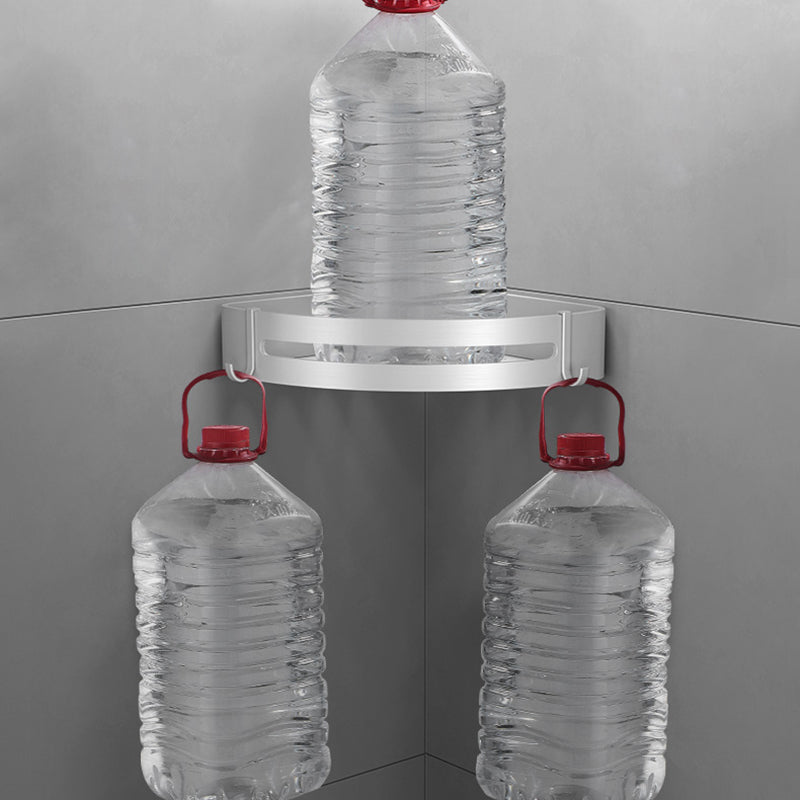 Silver Bathroom Set Modern Anti-rust Bathroom Accessory As Individual or As A Set Clearhalo 'Bathroom Hardware Sets' 'Bathroom Hardware' 'Bathroom Remodel & Bathroom Fixtures' 'bathroom_hardware_sets' 'Home Improvement' 'home_improvement' 'home_improvement_bathroom_hardware_sets' 7374357