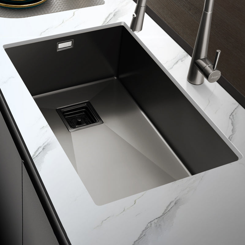Soundproof Kitchen Sink Overflow Hole Design Kitchen Sink with Faucet Clearhalo 'Home Improvement' 'home_improvement' 'home_improvement_kitchen_sinks' 'Kitchen Remodel & Kitchen Fixtures' 'Kitchen Sinks & Faucet Components' 'Kitchen Sinks' 'kitchen_sinks' 7375913