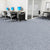 Modern Carpet Floor Tile Level Loop Glue Down Fade Resistant Carpet Tiles Light Gray 40-Piece Set Clearhalo 'Carpet Tiles & Carpet Squares' 'carpet_tiles_carpet_squares' 'Flooring 'Home Improvement' 'home_improvement' 'home_improvement_carpet_tiles_carpet_squares' Walls and Ceiling' 7376050