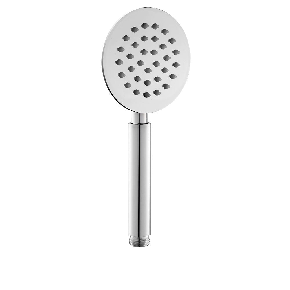 Modern Handheld Shower Head Pressurized 304 Stainless Steel Shower Head Round Hand Shower Hose not included Clearhalo 'Bathroom Remodel & Bathroom Fixtures' 'Home Improvement' 'home_improvement' 'home_improvement_shower_heads' 'Shower Heads' 'shower_heads' 'Showers & Bathtubs Plumbing' 'Showers & Bathtubs' 7376167