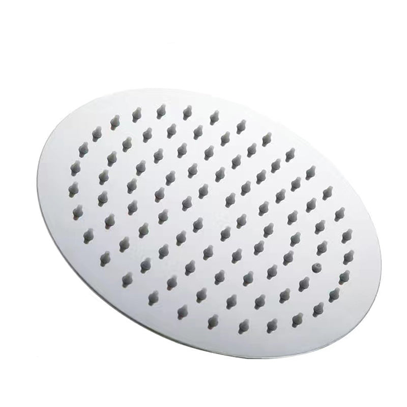 Stainless Steel Shower Head Combo Modern Fixed Shower Head for Bathroom 8"L x 8"W Round Clearhalo 'Bathroom Remodel & Bathroom Fixtures' 'Home Improvement' 'home_improvement' 'home_improvement_shower_heads' 'Shower Heads' 'shower_heads' 'Showers & Bathtubs Plumbing' 'Showers & Bathtubs' 7376187