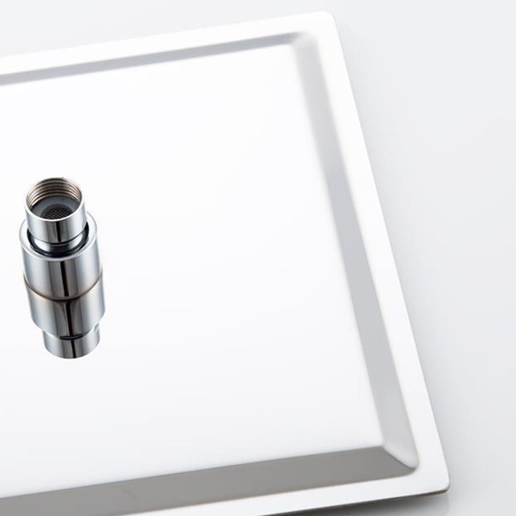 Stainless Steel Shower Head Combo Modern Fixed Shower Head for Bathroom Clearhalo 'Bathroom Remodel & Bathroom Fixtures' 'Home Improvement' 'home_improvement' 'home_improvement_shower_heads' 'Shower Heads' 'shower_heads' 'Showers & Bathtubs Plumbing' 'Showers & Bathtubs' 7376196