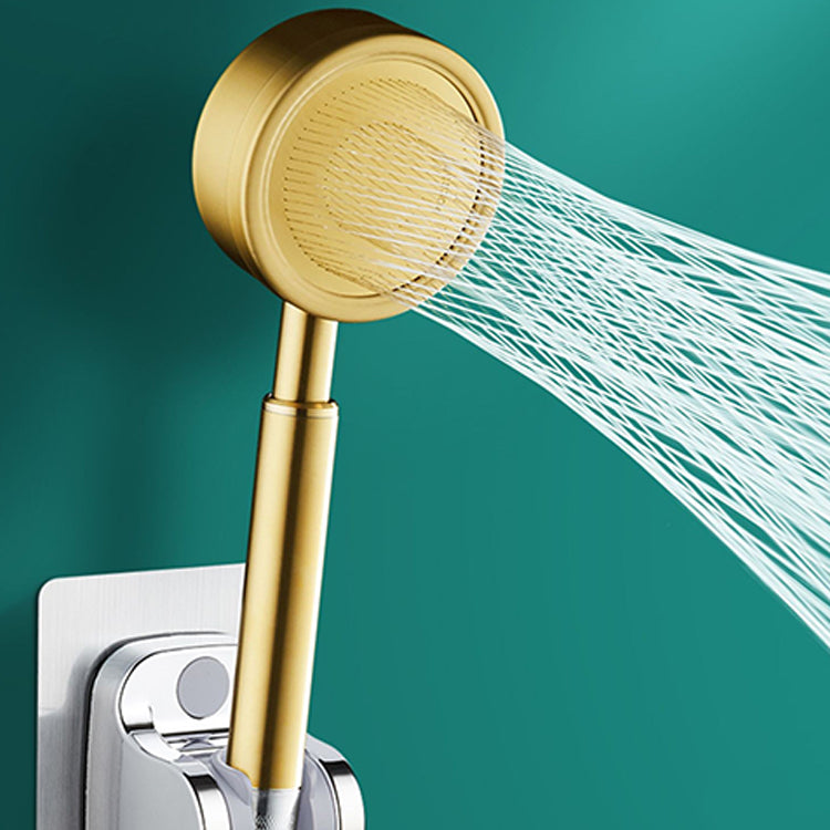Gold Handheld Shower Head Pressurized 304 Stainless Steel Shower Head Clearhalo 'Bathroom Remodel & Bathroom Fixtures' 'Home Improvement' 'home_improvement' 'home_improvement_shower_heads' 'Shower Heads' 'shower_heads' 'Showers & Bathtubs Plumbing' 'Showers & Bathtubs' 7376205