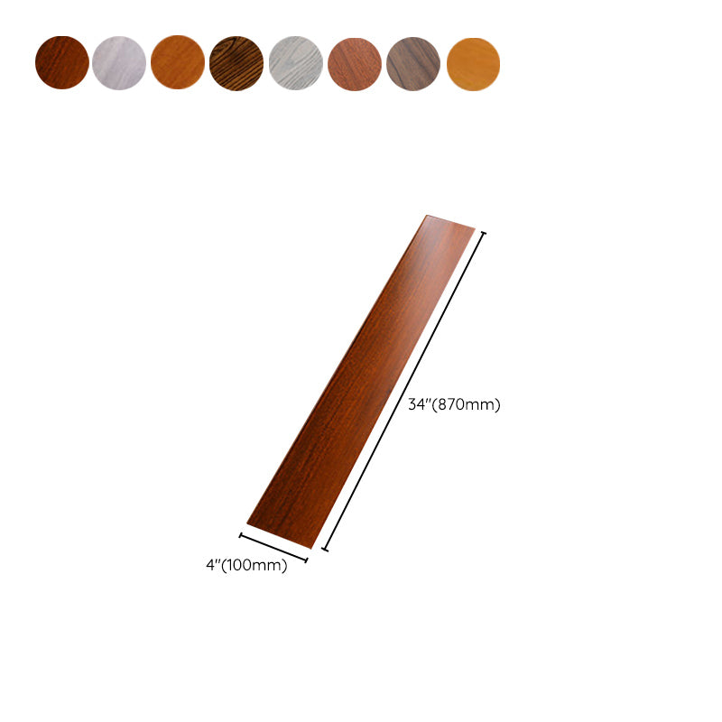 Modern Wooden Wall Planks Wire Brushed Click-Locking Tile Flooring Clearhalo 'Flooring 'Hardwood Flooring' 'hardwood_flooring' 'Home Improvement' 'home_improvement' 'home_improvement_hardwood_flooring' Walls and Ceiling' 7376766