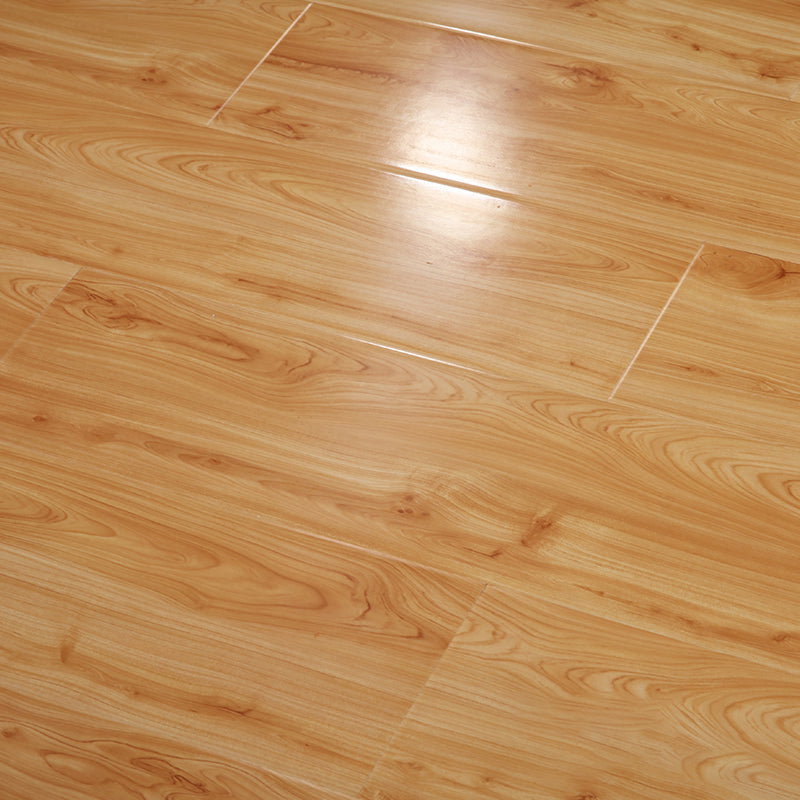 Indoor Laminate Flooring Wooden Click-clock Scratch Resistant Laminate Floor Dark Brown 215.2 sq ft. - 140 Pieces Clearhalo 'Flooring 'Home Improvement' 'home_improvement' 'home_improvement_laminate_flooring' 'Laminate Flooring' 'laminate_flooring' Walls and Ceiling' 7377667