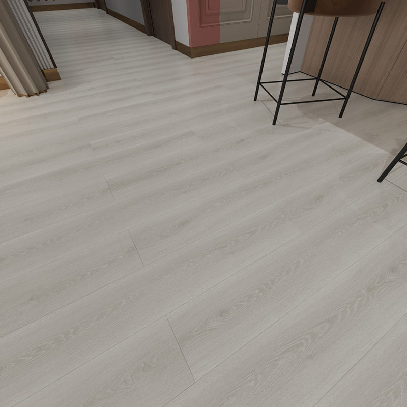 Laminate Flooring Wooden Click-clock Scratch Resistant Laminate Flooring White Gray Clearhalo 'Flooring 'Home Improvement' 'home_improvement' 'home_improvement_laminate_flooring' 'Laminate Flooring' 'laminate_flooring' Walls and Ceiling' 7377705