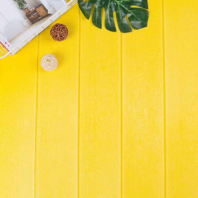 Smooth Backsplash Panels Waterproof Peel and Stick Wall Paneling Yellow Clearhalo 'Flooring 'Home Improvement' 'home_improvement' 'home_improvement_wall_paneling' 'Wall Paneling' 'wall_paneling' 'Walls & Ceilings' Walls and Ceiling' 7377729