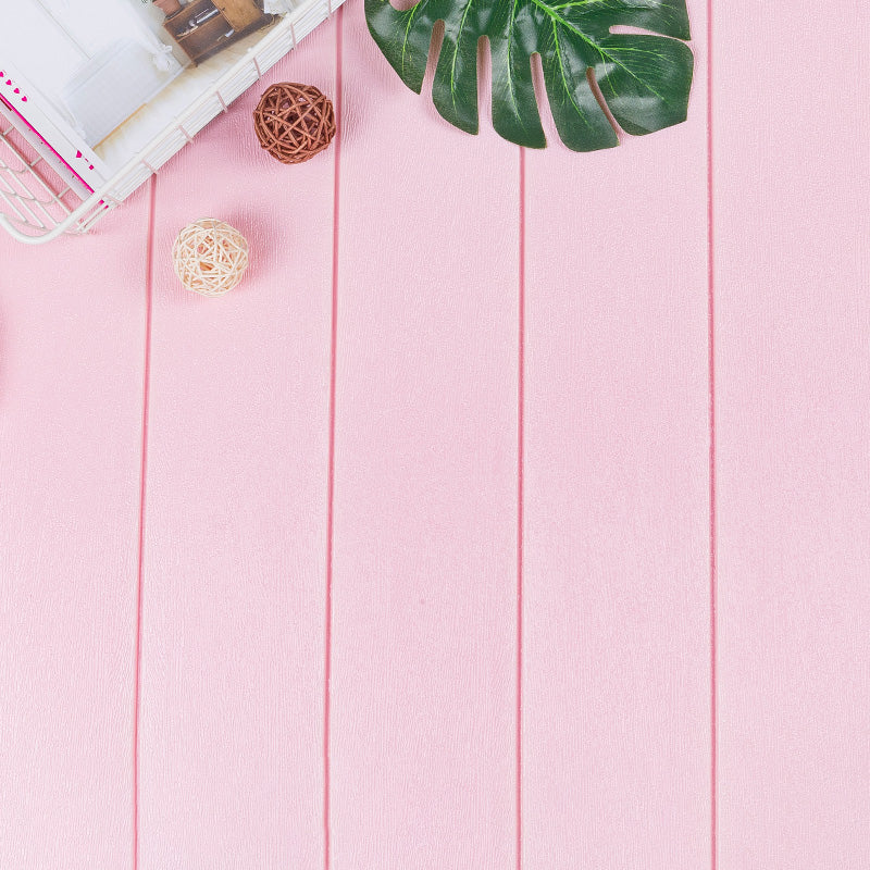 Smooth Backsplash Panels Waterproof Peel and Stick Wall Paneling Pink Clearhalo 'Flooring 'Home Improvement' 'home_improvement' 'home_improvement_wall_paneling' 'Wall Paneling' 'wall_paneling' 'Walls & Ceilings' Walls and Ceiling' 7377731