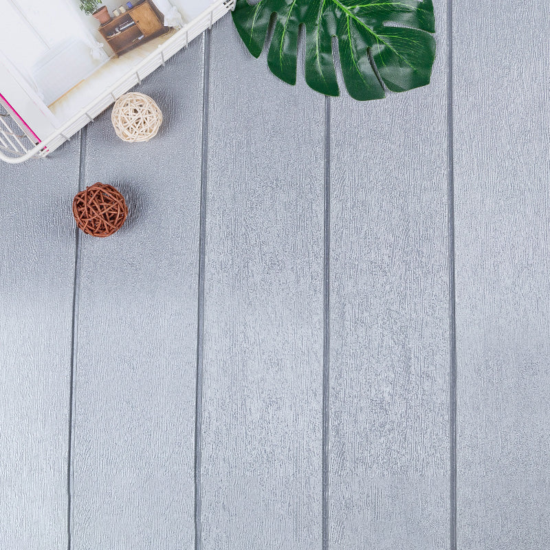 Smooth Backsplash Panels Waterproof Peel and Stick Wall Paneling Silver Gray Clearhalo 'Flooring 'Home Improvement' 'home_improvement' 'home_improvement_wall_paneling' 'Wall Paneling' 'wall_paneling' 'Walls & Ceilings' Walls and Ceiling' 7377743