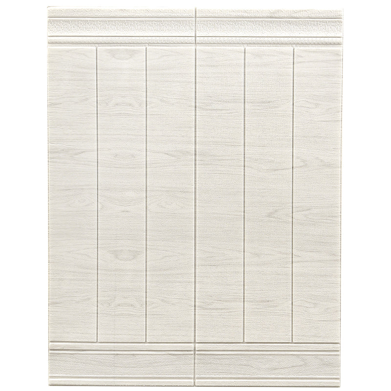 PVC Backsplash Panels Modern Simple Wall Paneling with Waterproof Milky White Clearhalo 'Flooring 'Home Improvement' 'home_improvement' 'home_improvement_wall_paneling' 'Wall Paneling' 'wall_paneling' 'Walls & Ceilings' Walls and Ceiling' 7377847