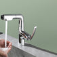 Stainless Steel Bathroom Faucet Swivel Single Lever Handle Circular Vessel Sink Faucet Cromo Clearhalo 'bathroom_sink_faucets' 'Conjunta de Baño y Conjunta de Grifo' 'Coronamiento de Baño y Dispositivo de Baño' 'Grifo del lavabo del baño' 'Hogar' 'home_improvement' 'home_improvement_bathroom_sink_faucets' 'Mejoras para el hogar' 7378222