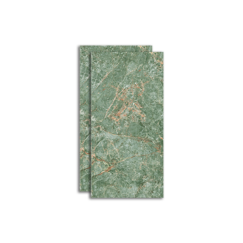 Ceramic Floor and Wall Tile Indoor Floor and Wall Tile with Rectangular Shape Green Clearhalo 'Floor Tiles & Wall Tiles' 'floor_tiles_wall_tiles' 'Flooring 'Home Improvement' 'home_improvement' 'home_improvement_floor_tiles_wall_tiles' Walls and Ceiling' 7378293