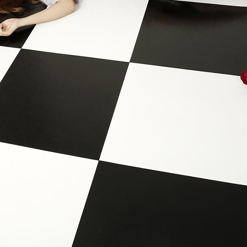Square Plastic floor Water Resistant Peel & Stick Floor Tile Clearhalo 'Flooring 'Home Improvement' 'home_improvement' 'home_improvement_vinyl_flooring' 'Vinyl Flooring' 'vinyl_flooring' Walls and Ceiling' 7378324