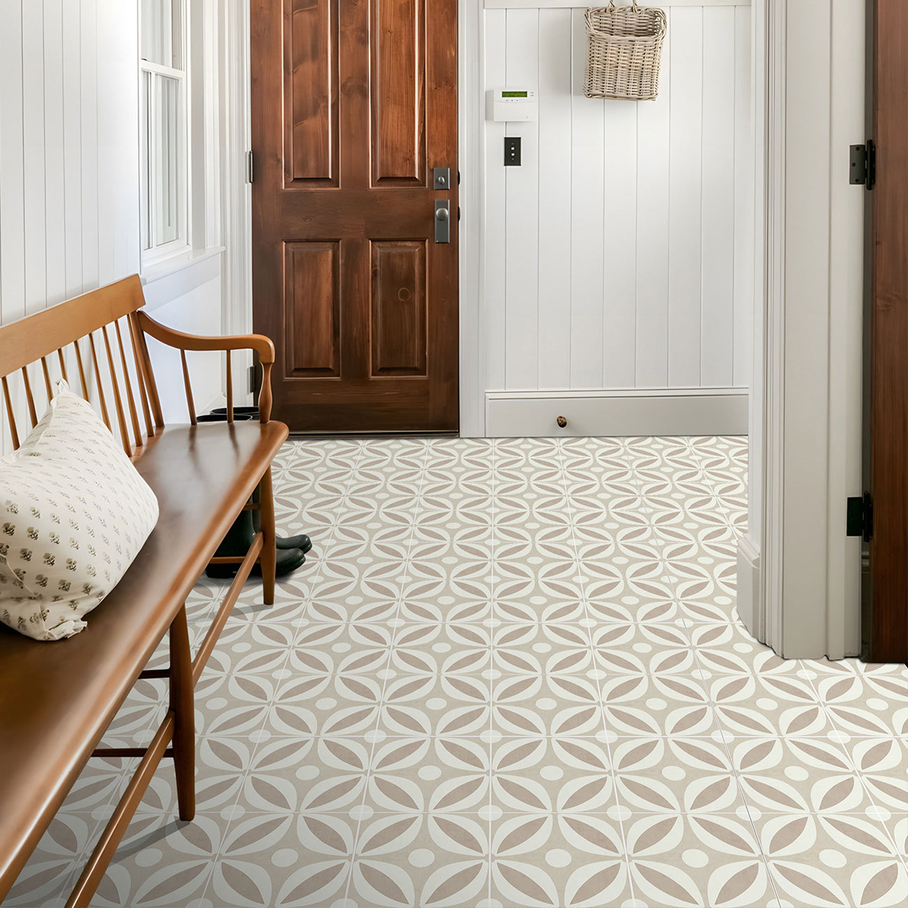 Modern Peel and Stick Backsplash Tile PVC Peel and Stick Tile for Bathroom Clearhalo 'Flooring 'Home Improvement' 'home_improvement' 'home_improvement_peel_stick_blacksplash' 'Peel & Stick Backsplash Tile' 'peel_stick_blacksplash' 'Walls & Ceilings' Walls and Ceiling' 7378344