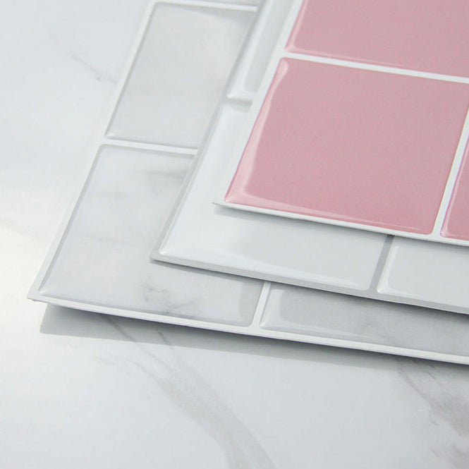 Modern Wallpaper Peel and Stick Backsplash Tile PVC Peel and Stick Tile for Bathroom Clearhalo 'Flooring 'Home Improvement' 'home_improvement' 'home_improvement_peel_stick_blacksplash' 'Peel & Stick Backsplash Tile' 'peel_stick_blacksplash' 'Walls & Ceilings' Walls and Ceiling' 7378354