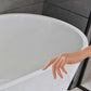 Soaking Antique Finish Bath Stand Alone Modern Oval Bath Tub Clearhalo 'Bathroom Remodel & Bathroom Fixtures' 'Bathtubs' 'Home Improvement' 'home_improvement' 'home_improvement_bathtubs' 'Showers & Bathtubs' 7378699