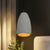 Vintage Dome/Oval Ceiling Light 1-Light Cement Mini Hanging Pendant Lamp in Grey, 6"/10" Width Grey 6" Clearhalo 'Ceiling Lights' 'Industrial Pendants' 'Industrial' 'Middle Century Pendants' 'Pendant Lights' 'Pendants' 'Tiffany' Lighting' 737886