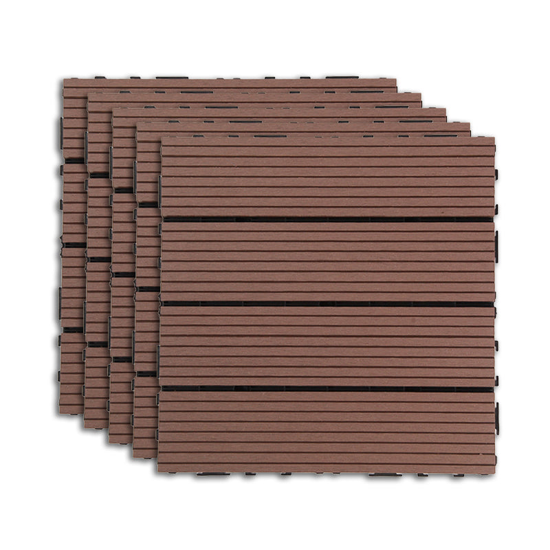 Snapping Decks Outdoor Deck Tiles Striped Detail Composite Snapping Wooden Deck Tiles ...