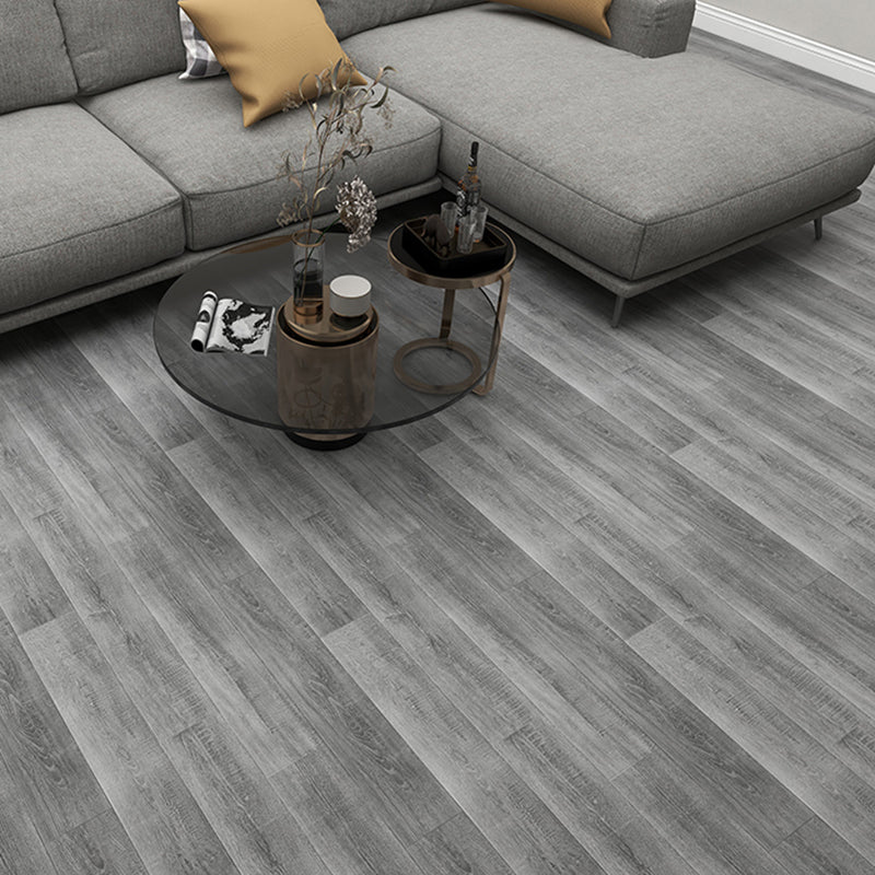 Modern Scratch Resistant Plastic floor Square Edge Floor Leather Ash Wood Tone 0.05" Clearhalo 'Flooring 'Home Improvement' 'home_improvement' 'home_improvement_vinyl_flooring' 'Vinyl Flooring' 'vinyl_flooring' Walls and Ceiling' 7379257