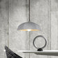 1 Bulb Umbrella Pendant Lighting Vintage Grey Cement Hanging Ceiling Lamp for Restaurant Clearhalo 'Ceiling Lights' 'Industrial Pendants' 'Industrial' 'Middle Century Pendants' 'Pendant Lights' 'Pendants' 'Tiffany' Lighting' 737936
