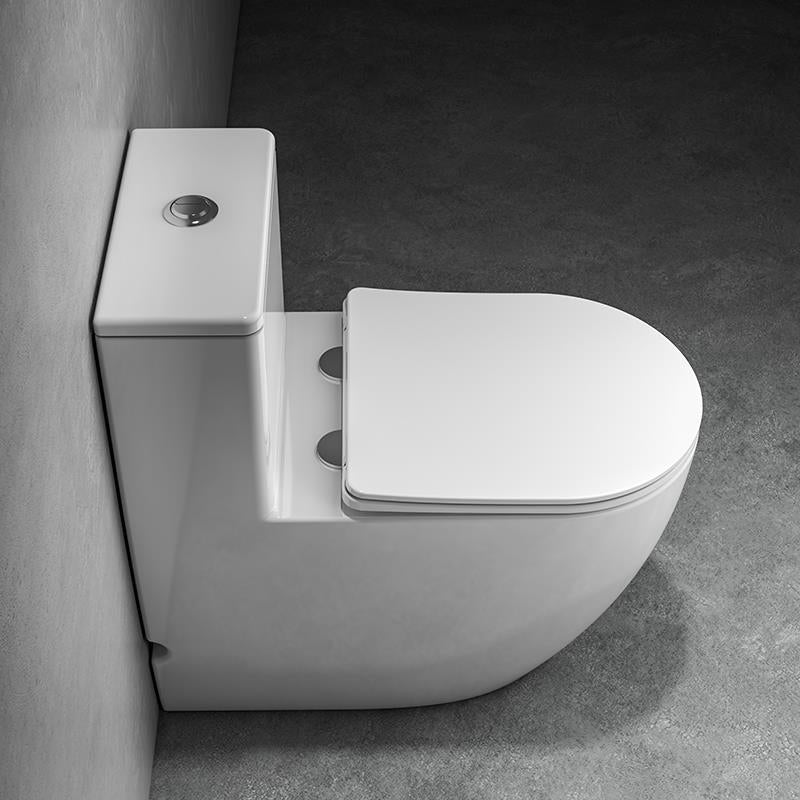 Modern One Piece Flush Toilet Seat Included Urine Toilet for Bathroom 14" Clearhalo 'Bathroom Remodel & Bathroom Fixtures' 'Home Improvement' 'home_improvement' 'home_improvement_toilets' 'Toilets & Bidets' 'Toilets' 7379845