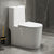 One Piece Toilet Modern Urine Toilet Floor Mounted Siphon Jet Toilet Bowl White 16" Clearhalo 'Bathroom Remodel & Bathroom Fixtures' 'Home Improvement' 'home_improvement' 'home_improvement_toilets' 'Toilets & Bidets' 'Toilets' 7379854