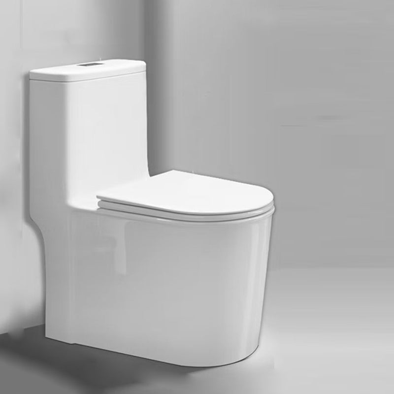 One Piece Toilet Modern Urine Toilet Floor Mounted Siphon Jet Toilet Bowl Clearhalo 'Bathroom Remodel & Bathroom Fixtures' 'Home Improvement' 'home_improvement' 'home_improvement_toilets' 'Toilets & Bidets' 'Toilets' 7379857