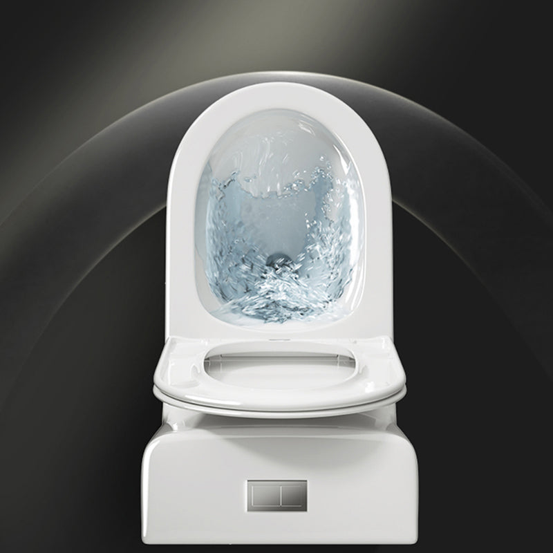 One Piece Toilet Modern Urine Toilet Floor Mounted Siphon Jet Toilet Bowl Clearhalo 'Bathroom Remodel & Bathroom Fixtures' 'Home Improvement' 'home_improvement' 'home_improvement_toilets' 'Toilets & Bidets' 'Toilets' 7379861