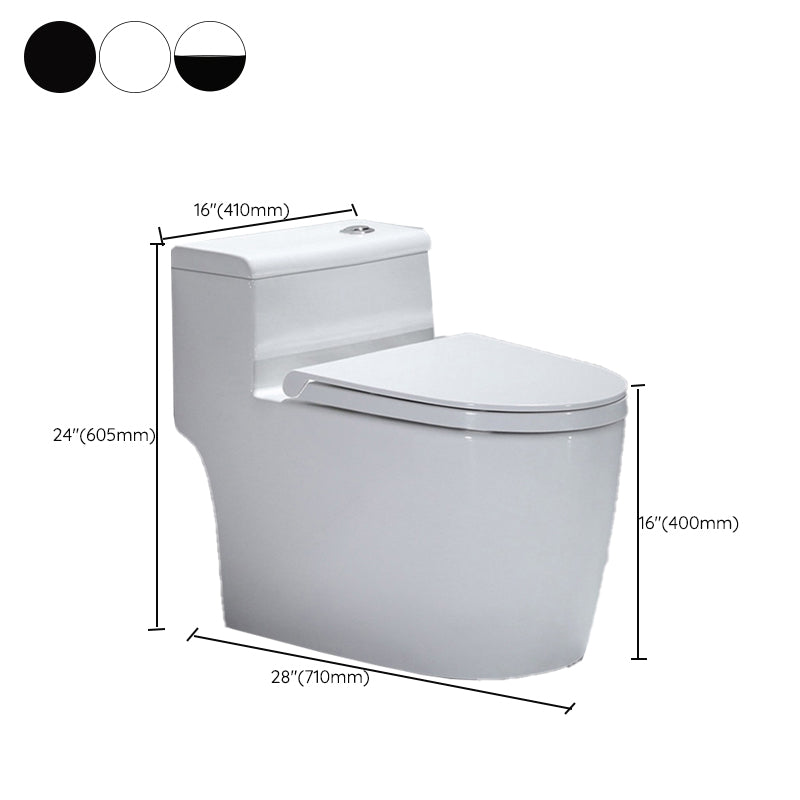 All In One Modern Urine Toilet Floor Mounted Porcelain Siphon Jet Toilet Bowl Clearhalo 'Bathroom Remodel & Bathroom Fixtures' 'Home Improvement' 'home_improvement' 'home_improvement_toilets' 'Toilets & Bidets' 'Toilets' 7379892