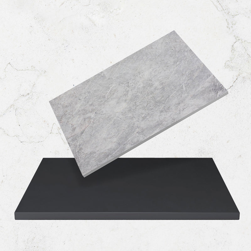 Bath Vanity Single Sink Metal Frame Grey Rectangular 2 Doors Freestanding Vanity Clearhalo 'Bathroom Remodel & Bathroom Fixtures' 'Bathroom Vanities' 'bathroom_vanities' 'Home Improvement' 'home_improvement' 'home_improvement_bathroom_vanities' 7379921