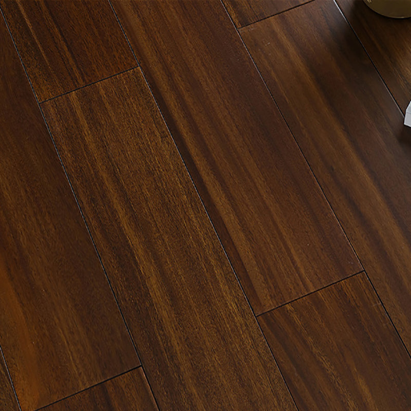 Modern Side Trim Piece Wire Brushed Click-Locking Wood Flooring Tiles Brown Clearhalo 'Flooring 'Hardwood Flooring' 'hardwood_flooring' 'Home Improvement' 'home_improvement' 'home_improvement_hardwood_flooring' Walls and Ceiling' 7381104