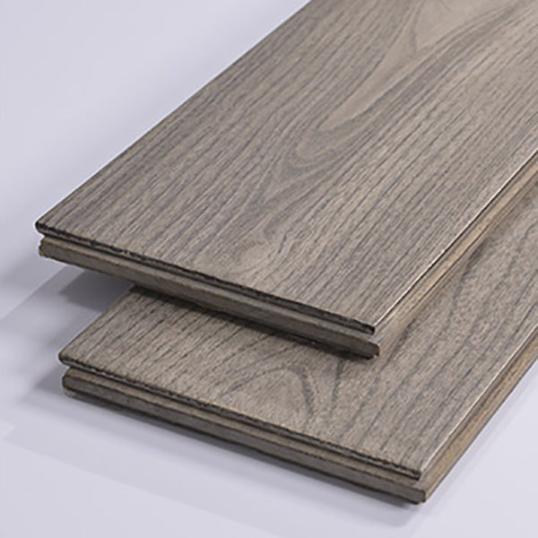 Modern Side Trim Piece Wire Brushed Click-Locking Wood Flooring Tiles Clearhalo 'Flooring 'Hardwood Flooring' 'hardwood_flooring' 'Home Improvement' 'home_improvement' 'home_improvement_hardwood_flooring' Walls and Ceiling' 7381113