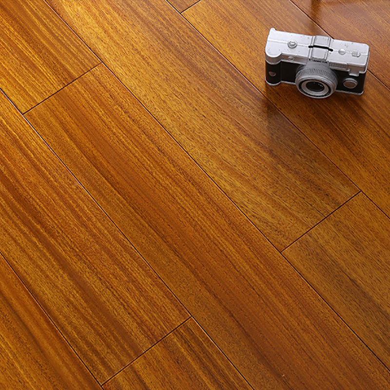 Modern Side Trim Piece Wire Brushed Click-Locking Wood Flooring Tiles Red Brown Clearhalo 'Flooring 'Hardwood Flooring' 'hardwood_flooring' 'Home Improvement' 'home_improvement' 'home_improvement_hardwood_flooring' Walls and Ceiling' 7381121