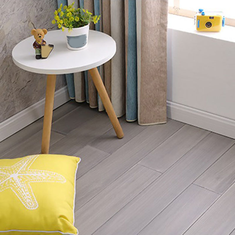 Modern Side Trim Piece Wire Brushed Click-Locking Wood Flooring Tiles Silver/Gray Clearhalo 'Flooring 'Hardwood Flooring' 'hardwood_flooring' 'Home Improvement' 'home_improvement' 'home_improvement_hardwood_flooring' Walls and Ceiling' 7381123