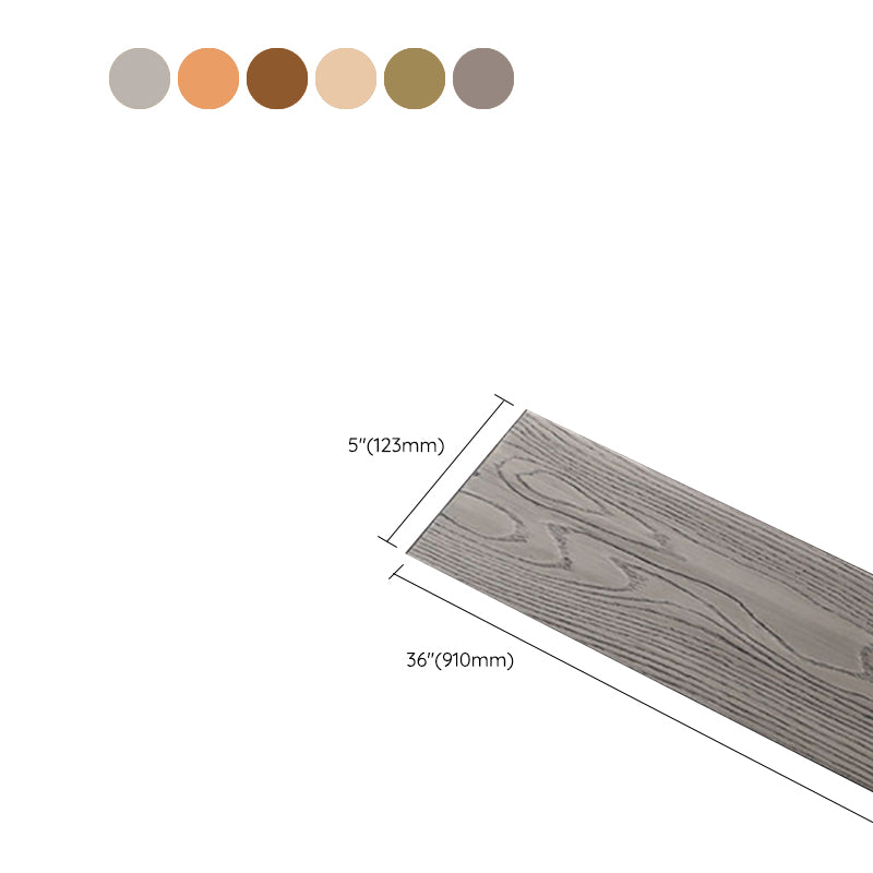 Modern Side Trim Piece Wire Brushed Click-Locking Wood Flooring Tiles Clearhalo 'Flooring 'Hardwood Flooring' 'hardwood_flooring' 'Home Improvement' 'home_improvement' 'home_improvement_hardwood_flooring' Walls and Ceiling' 7381127